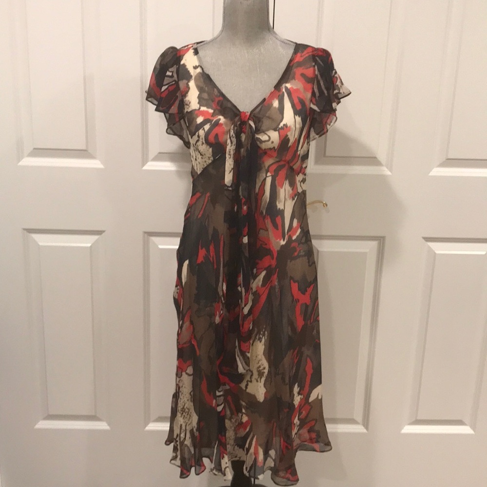Diane Von Furstenberg DVF Multicolor Silk Dress